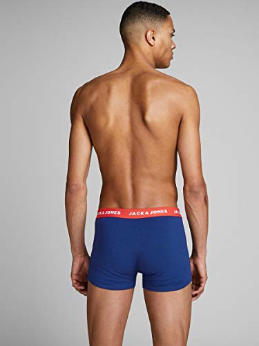 Jack & Jones JacLee Trunks 5 Pack Bóxer, Azul (Surf The Web Detail: Surft The Web/Estate Blue/Blue Jewel), X-Large (Pack de 5) para Hombre