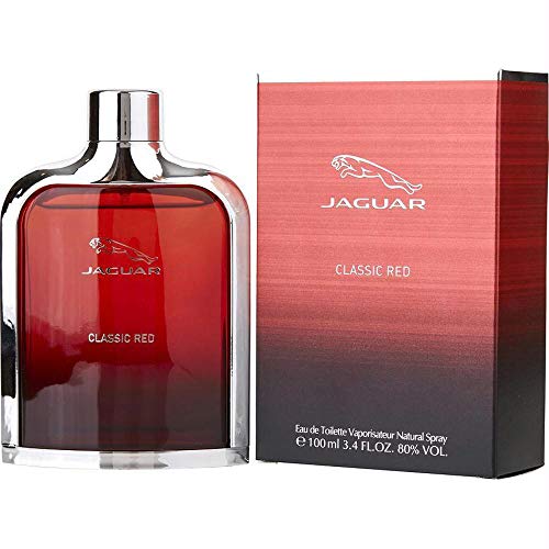 Jaguar funda rígida de color rojo Eau De Toilette aerosol para manchas en paredes 100 ml/34 oz