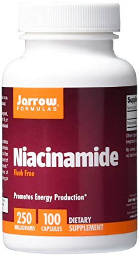 Jarrow Formulas Niacinamide, 250mg (Flush Free) - 100 caps 100 Unidades 80 g