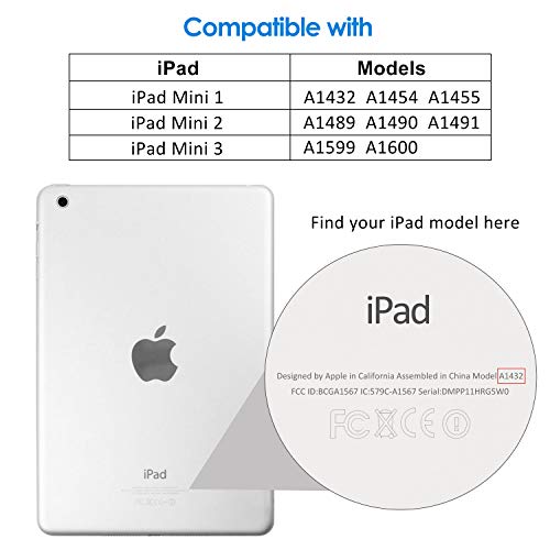 JETech Protector de Pantalla Compatible con iPad mini 1 2 3, Vidrio Templado