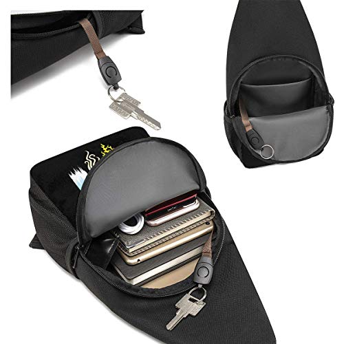 JHUIK Avatar The Last Legend Airbender of Korra Aang Pechera Bolso bandolera, Mochila de hombro Mochila bandolera Riñonera