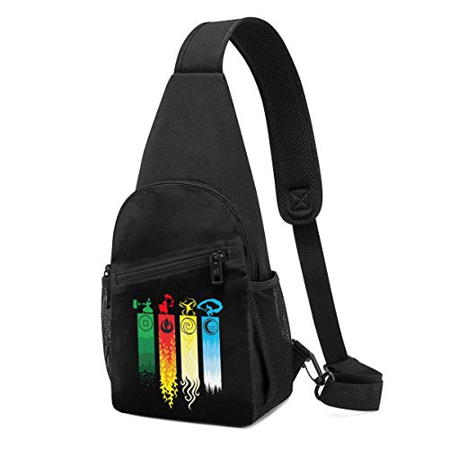 JHUIK Avatar The Last Legend Airbender of Korra Aang Pechera Bolso bandolera, Mochila de hombro Mochila bandolera Riñonera