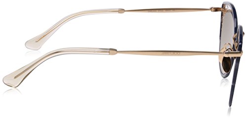 Jimmy Choo DHELIA/S JL KY2 Gafas de sol, Azul (Bluette Gold/Bw Black Brown), 48 para Mujer
