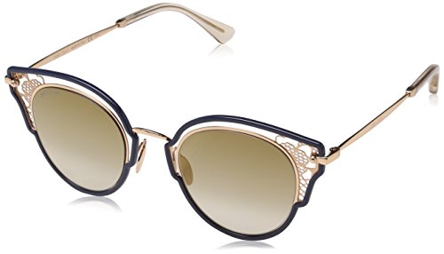 Jimmy Choo DHELIA/S JL KY2 Gafas de sol, Azul (Bluette Gold/Bw Black Brown), 48 para Mujer