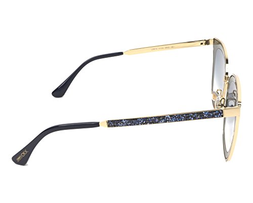 Jimmy Choo Lory/S FQ Gafas, BLUEE GOLD/GY GREY, 49 Mujeres