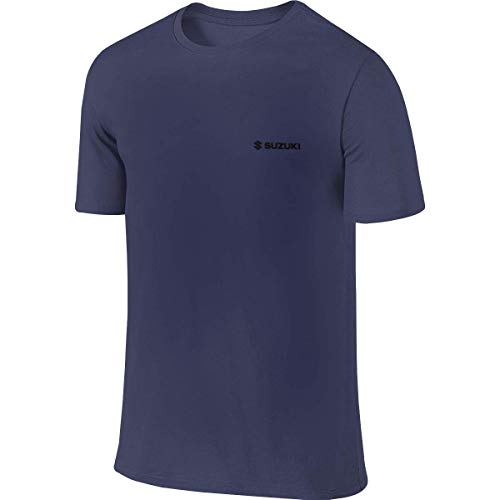 Jingliwang Camisetas Casuales Tops Camisetas de Moda para Hombre Camiseta con Logotipo de Suzuki