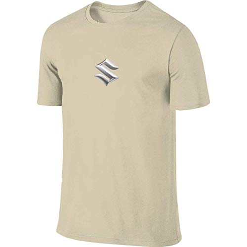 Jingliwang Casual Tops Tees Hombre Cool Tees Suzuki Logo Camiseta