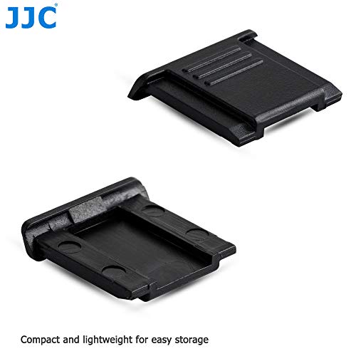 JJC Cubierta de Zapata para Cámaras Nikon, Panasonic, Olmypus, etc. SLR y Cámaras Sin Espejo con Zapata ISO Estándar (Consulte la Descripción para Obtener Más Cámaras de Compatibilidad)