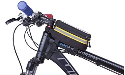 JKLL Bolsas Manillar de la Bici por teléfono al Caso Utilidad de Bicicletas Bolsa de teléfono Celular con Pantalla tangible TPU