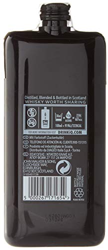 Johnnie Walker Black Label Scotch Whisky Pocket Edition - 200 ml