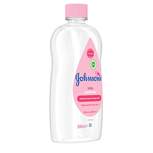 Johnson's Baby Aceite Regular, Deja la Piel Suave y Sana, Ideal para Pieles Delicadas - 3 x 500 ml
