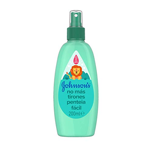 Johnson's Baby - Acondicionador spray No Más Tirones para niños, 3 x 200 ml