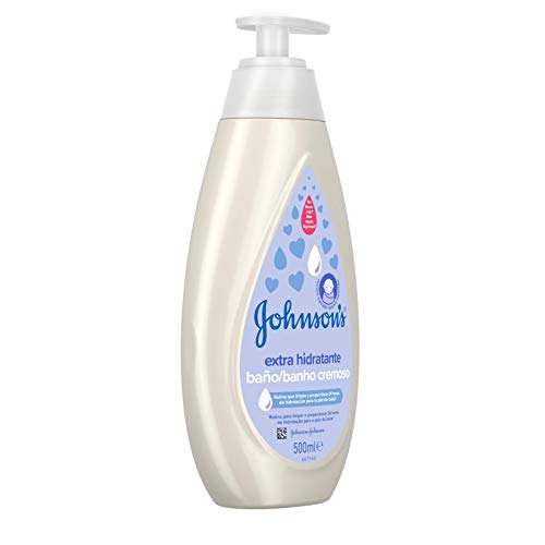 Johnson's Baby - Baño Cremoso Extra Hidratante, 3 x 500 ml
