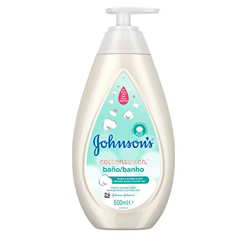 Johnson's Baby Cotton Touch Baño para la Piel Delicada del Recién Nacido - 500 ml