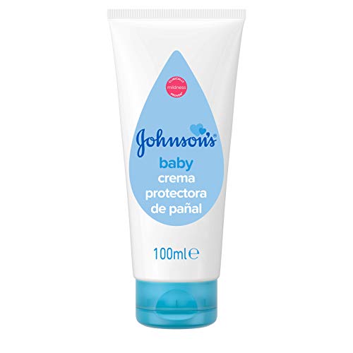 Johnson's Baby Crema Protectora de Pañal, ideal para la piel delicada de los bebés - 1 x 100 gr