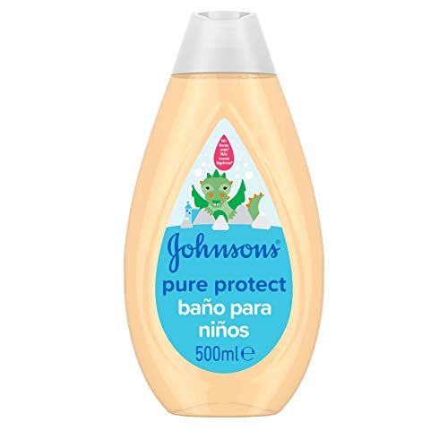 Johnson's Baby Pure Protect - Baño para niños, 3 x 500 ml