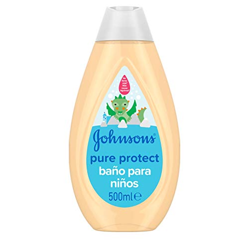 Johnson's Baby Pure Protect - Baño para niños, 3 x 500 ml