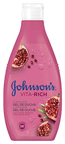 Johnson's Vita-Rich - Gel de ducha iluminador con extracto de Granada, 750 ml