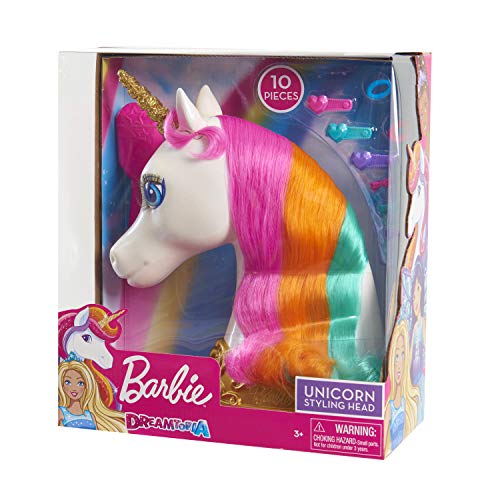 JP Barbie 62861 Barbie Dreamtopia Unicorn Styling Head, Multicolor