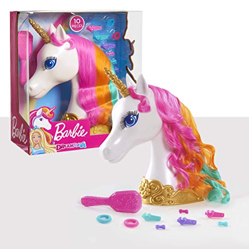 JP Barbie 62861 Barbie Dreamtopia Unicorn Styling Head, Multicolor