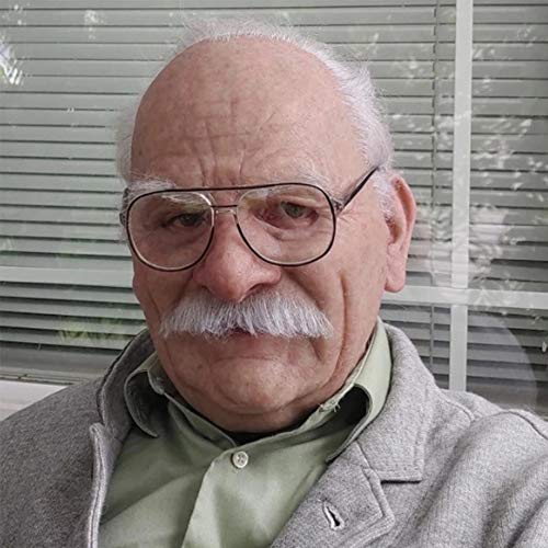 JSSJ Decoración de tocados Realista Máscara de Anciano Realista con Cabello Cara y Cuello realistas para Mascarada Máscara de Halloween de Silicona Máscaras de Arrugas humanas de látex (Bald Mask)