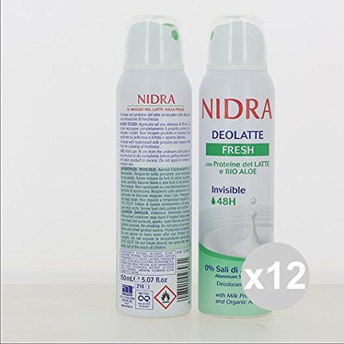 Juego 12 Nidra Desodorante Spray 150 ml Fresh Perfume para el cuerpo de venta online