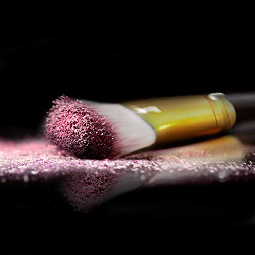 Juego de 20 brochas de maquillaje, base en polvo, sombra de ojos, delineador de ojos, brochas de maquillaje (negro y dorado) ideal para uso profesional y diario