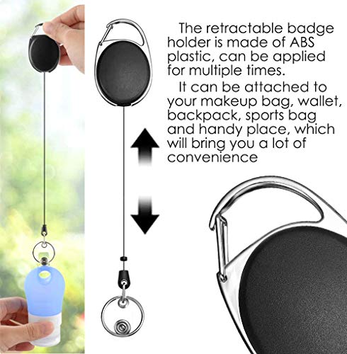 Juego de 3 botellas de viaje de 38 ml, de silicona, para cosméticos, rellenables, accesorios de viaje, contenedores comprimibles para champú cosméticos, loción, acondicionador de gel de ducha, etc.