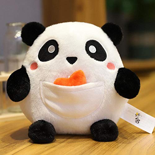 Junsansir 1 Piezas de Juguetes de Felpa para Gatos,muñeca de Dibujos Animados Encantadora,Gatitos de Peluche,muñecas Suaves y Lindas para niños,Regalos de cumpleaños para bebés,Panda de Bolsillo