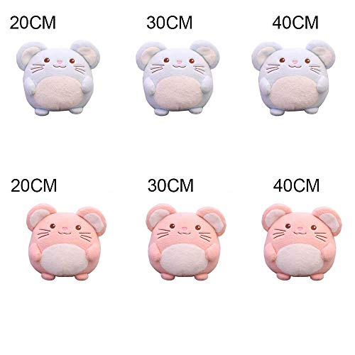 Junsansir Almohada de ratón simulada Linda Muñeca de Felpa súper Suave Muñeca de Rata de Peluche Mascota de Juguete Animal 20cm/30cm/40cm,30cm