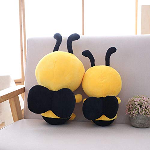 Junsansir Cute Little Bee Doll Stuffed Soft Insect Doll Plush Toy Gifts Classic Toy para niñas,30cm