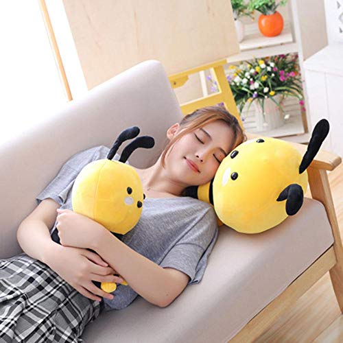 Junsansir Cute Little Bee Doll Stuffed Soft Insect Doll Plush Toy Gifts Classic Toy para niñas,30cm