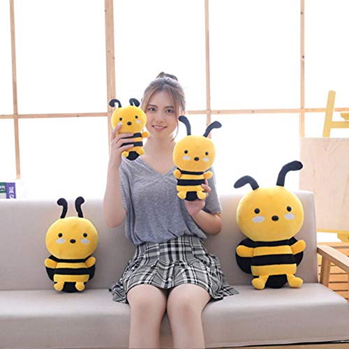 Junsansir Cute Little Bee Doll Stuffed Soft Insect Doll Plush Toy Gifts Classic Toy para niñas,30cm