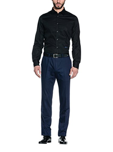 Just Cavalli Camisa Hombre Negro ES 46