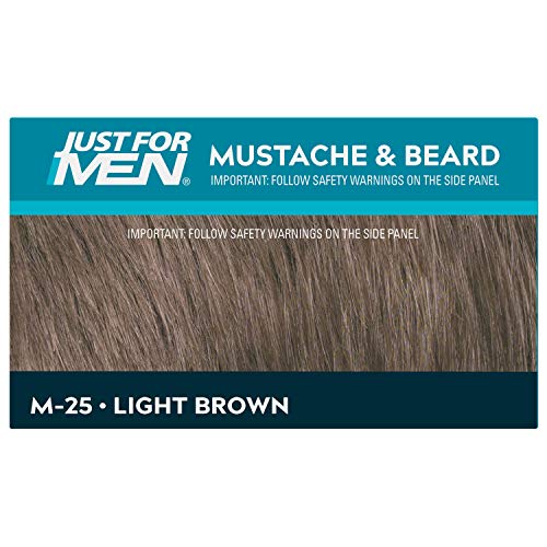 Just For Men - Tinte de barba y bigote para hombre, color bronceado (M25), 1/ paquete