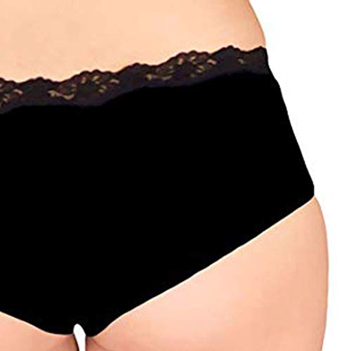 JUTOO Señoras Encaje Cintura Baja Bragas Cuerpo Formando Ropa Interior Ropa Interior Transparente