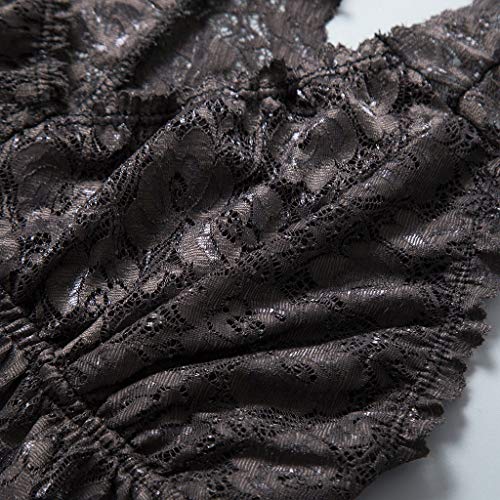 JUTOO Sujetador de Encaje de Las señoras de Moda Ultra-Delgado Chaleco arcón Ropa Interior Sujetador