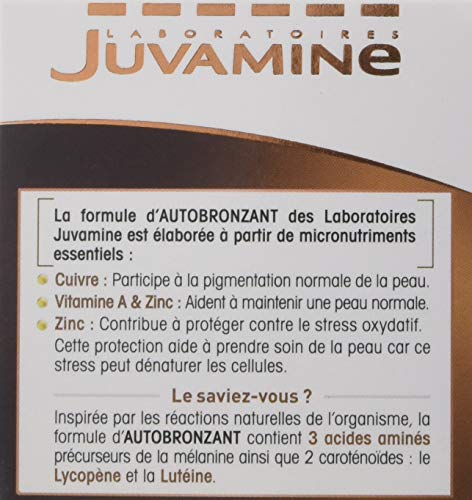 Juvamine Bronzage Sublime - 60 cápsulas autobronceadoras