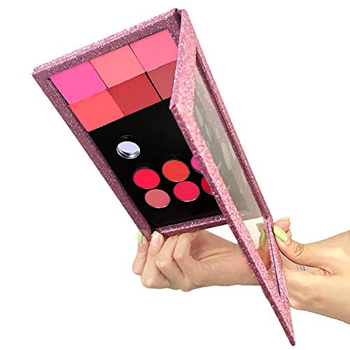 Kalolary Paleta de maquillaje magnético vacío, Make up organizador de sombra de ojos paleta Set de belleza DIY Maquillaje Herramienta