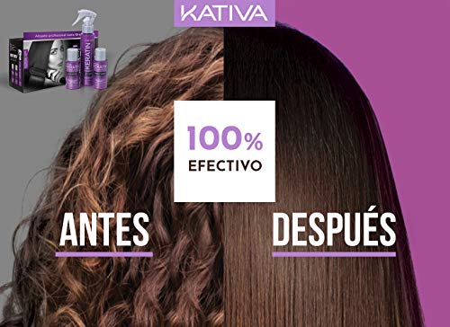 KATIVA Alisado Brasileño de Pelo, Hidratante con Keratina y Aceite de Argán orgánico