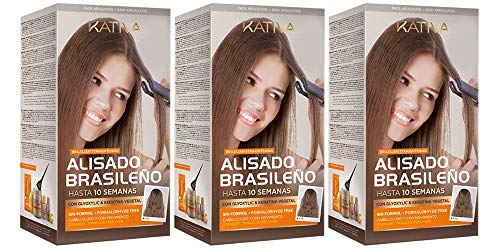 Kativa Keratina y Argán - Kit Alisado Brasileño PACK 3x150 ml