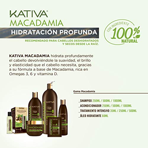 KATIVA MACADAMIA HYDRATING CONDITIONER 500 ML.