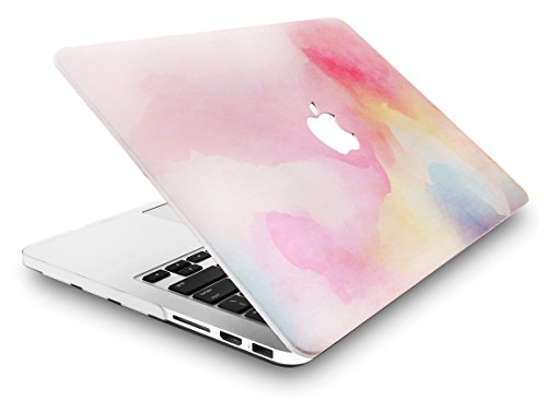 KECC MacBook Pro 13 Pulgadas (2020, Touch Bar) Funda Dura Case w/EU Cubierta Teclado + Lamina Protectora MacBook Pro 13.3 Ultra Delgado Plástico {A2289/A2251} (Arcoíris de Niebla)