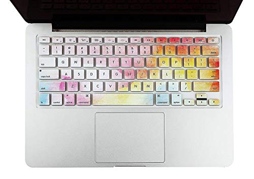KECC MacBook Pro 13 Pulgadas (2020, Touch Bar) Funda Dura Case w/EU Cubierta Teclado + Lamina Protectora MacBook Pro 13.3 Ultra Delgado Plástico {A2289/A2251} (Arcoíris de Niebla)