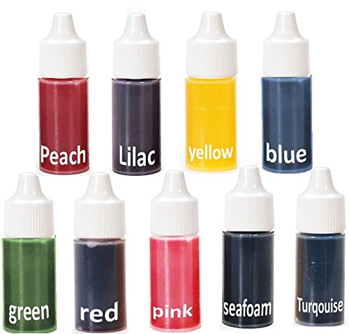 kedudes  Set de fabricación de jabón - 9 botellas de colores líquidos