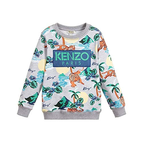 Kenzo Kids Jungle Tiger Sudadera Grey 8 Years