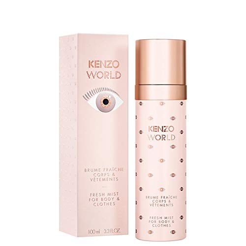 Kenzo World Body Mist Eau de Toilette 100 ml Spray – Agua corporal y ropa para mujer