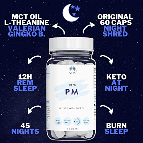Keto Plus Actives PM (60 CAPS) - Quemagrasas potente para adelgazar y rapido, Quema grasas mientras duermes & Mejora tu sueño REM - Fat Burner Reductor, Kit Completo Dieta, PERSONALIZADO + MEDICOS