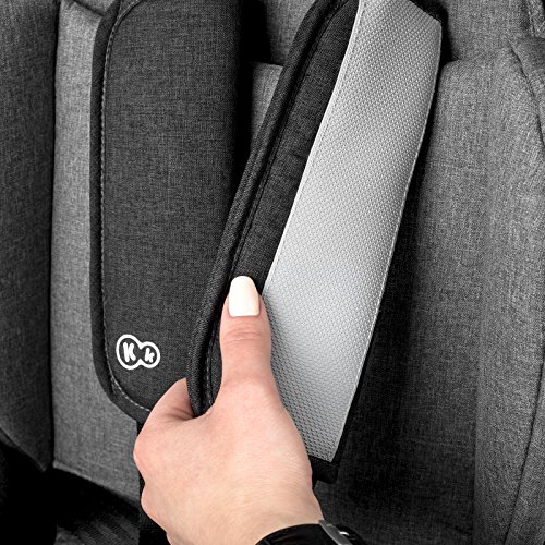 Kinderkraft Silla de Coche Isofix SAFETY FIX, Grupo 1/2/3, 9-36 kg, Gris