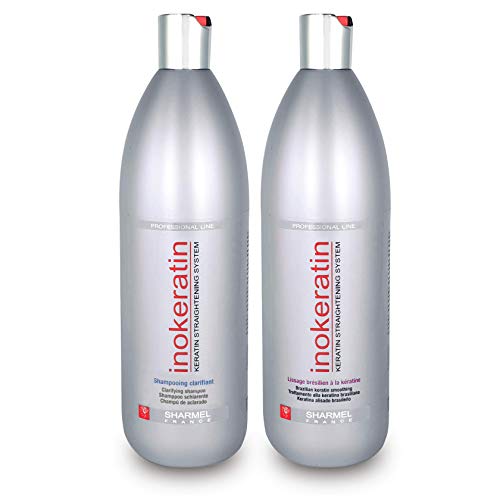 Kit Alisado Brasileño Inokeratin - 2 x 1000 ml - Keratina y Argán - sin Formol